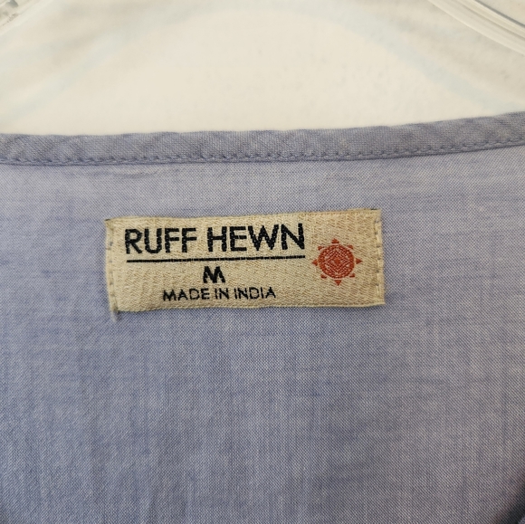 🌸Ruff Hewn embroidered long sleeve boho top Size M - Picture 4 of 4